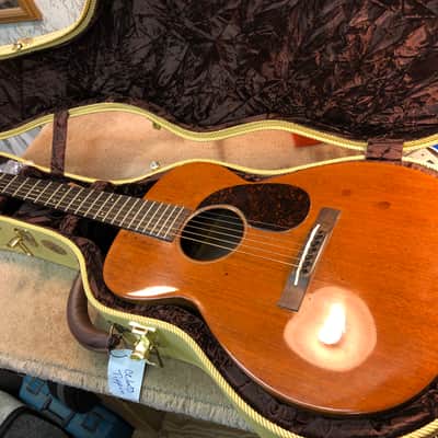 Martin O-17 guitar - 1934 - Pre War 0-17 All Mahogany - custom Cedar Creek tweed case - restored by image 14