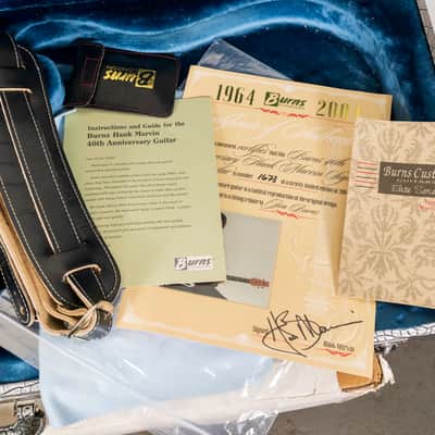 Burns 2004 Hank Marvin Signature Guitar 40th Ann. image 9