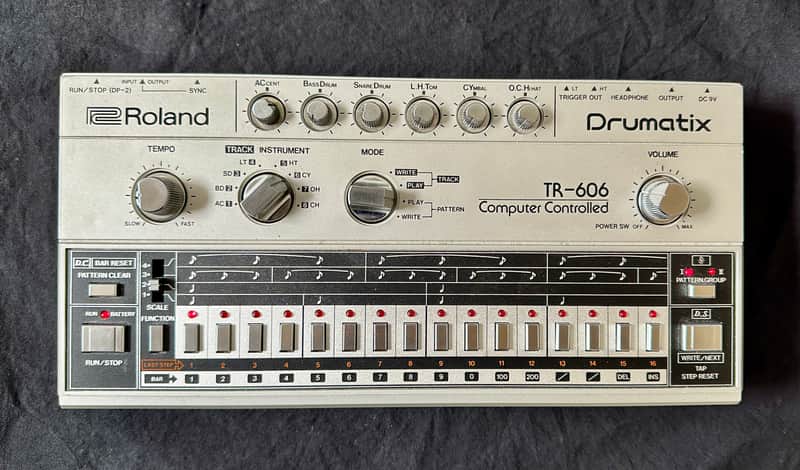 Roland TR-606 Drumatix 1980s - Silver image 1