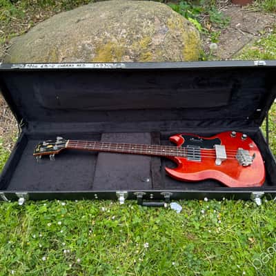 1964 Gibson EB-0 EB0 Bass - Cherry - HSC image 17