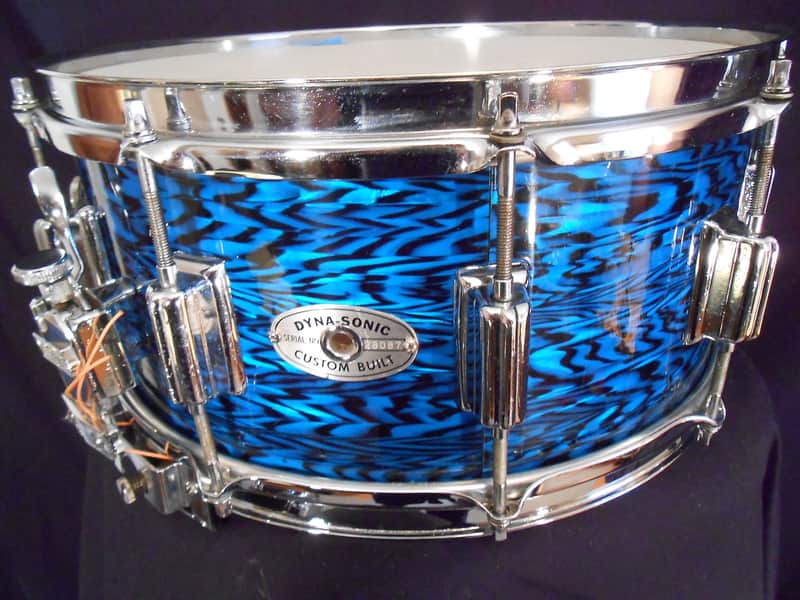 Rogers Dyna-Sonic 6.5x14" Wood Snare Drum with Beavertail Lugs 1960s image 1