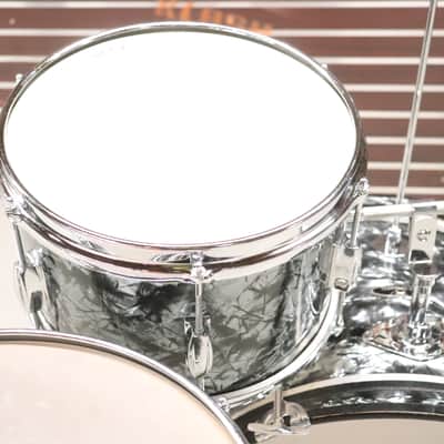 Stewart 3pc Drum Set Kit Black Pearl Vintage 1960's MIJ image 18