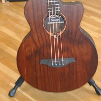 LAG Sauvage BCE / Jumbo Cutaway Electro / Acoustic-Electric 4-String Bass / Green Guitars Series / 2309LT23160 image 2