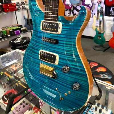 2025 PRS Modern Eagle V 10 Top Electric, Carrol Blue with Hardshell Case image 9
