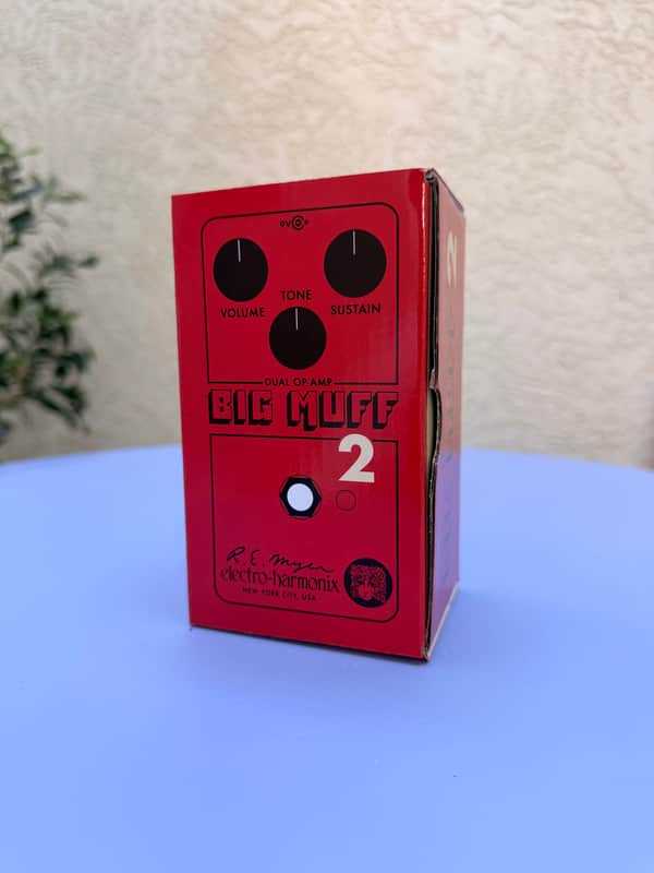 Electro-Harmonix / JHS Nano Big Muff 2 Dual Op-Amp Fuzz 2025 - Present - Red image 1