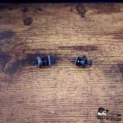 Economy Strap Buttons w/ Screws (Black) image 4