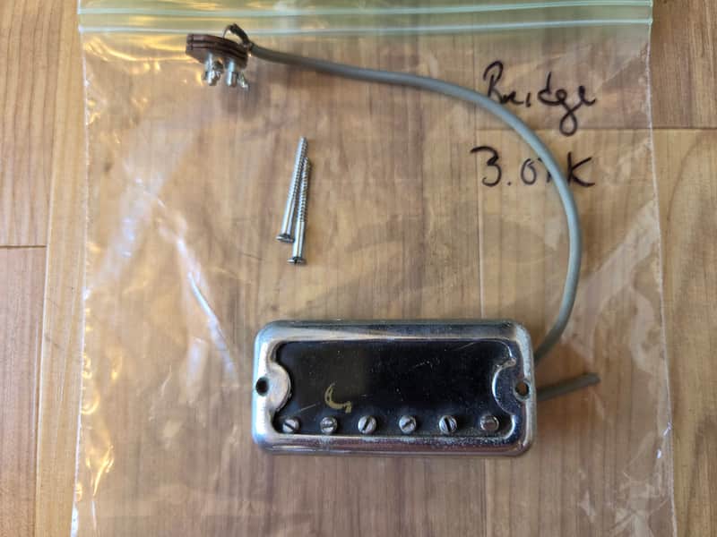 Vintage Early 1960's Gretsch HiLo'Tron Electric Guitar Bridge Pickup w/ Mounting Screws! image 1