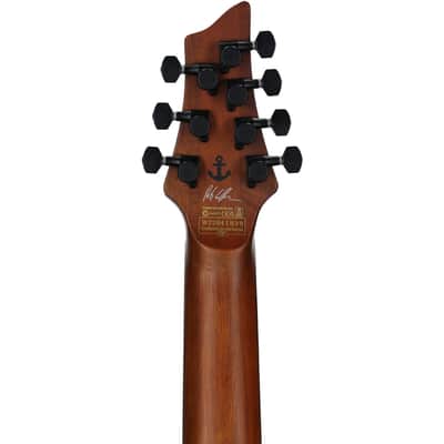 Schecter Rob Scallon C-7 Multi-Scale Electric Guitar, 7-String, Satin Dark Roast image 8