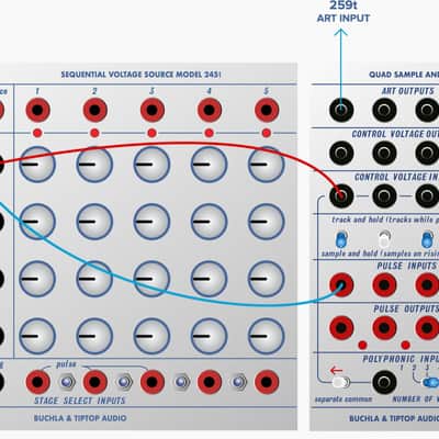 Buchla Tiptiop 264t QUAD Sample & Hold (BPNYC) image 2