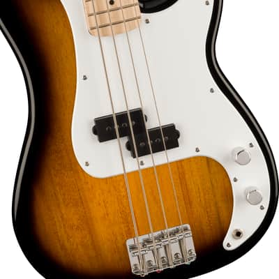 Squier Sonic® Precision Bass®, Maple Fingerboard, White Pickguard, 2-Color Sunburst image 3