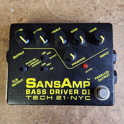SANSAMP BASS D DI V1 後期 メンテナンス済 TECH 21 SansAmp BASS D DI 赤サンズ V1 TECH21】SANSAMPのオリジナル