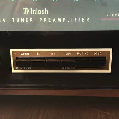 πΆβ¨ McIntosh MX114 FM Stereo Tuner Preamplifier w/ Original Walnut Cabinet β Serviced, Excellent Glass, Tested Working image 9