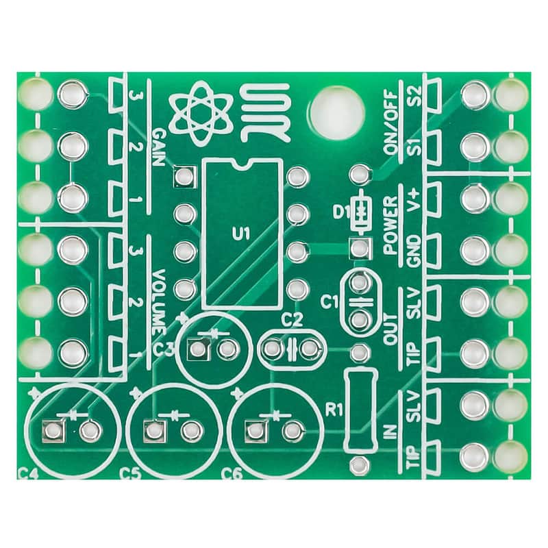 LM386 Audio Amplifier PCB - Guitar Synth Instrument Mini Amp PCB image 1