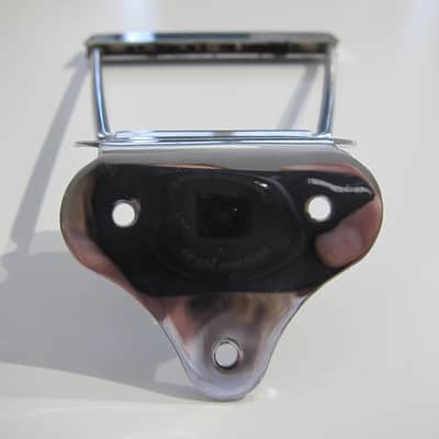 Gibson Acoustic 12 String Guitar Tailpiece Authentic Vintage Part Circa-1960s-Chrome image 5