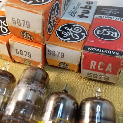RCA etc. ONE (1) 5879 tNOS AT1000 TESTED Vacuum Tube pentode 1960-1976 image 4