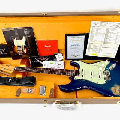 Fender Stratocaster 64 L-Series Heavy Relic Custom Shop 2025 Blue Burst image 21