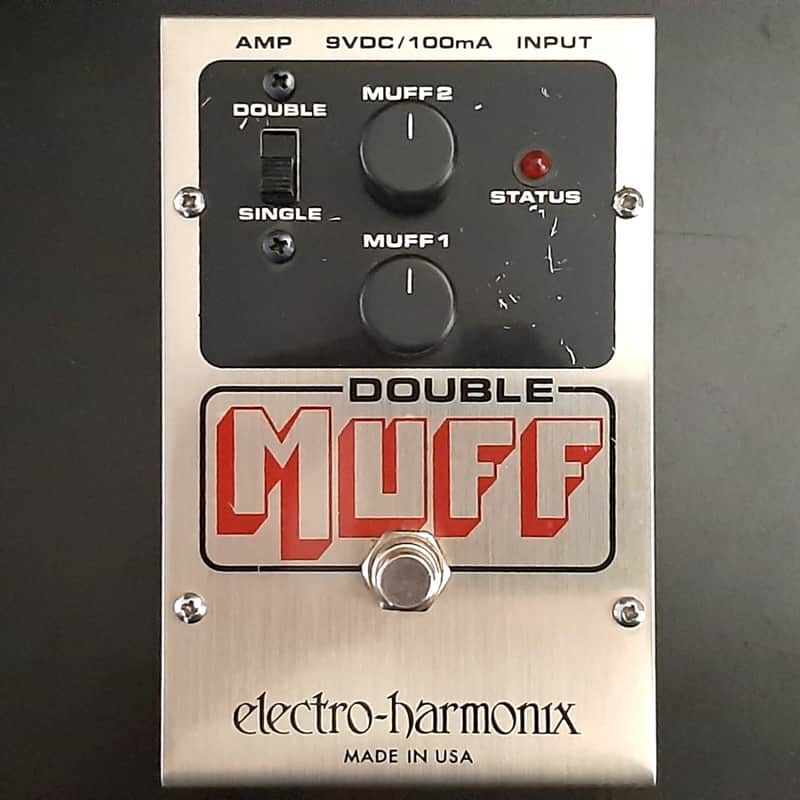 1990s-Early 2000s - Electro-Harmonix Double Muff Fuzz / Overdrive 2000s - Black / Red / Gray image 1