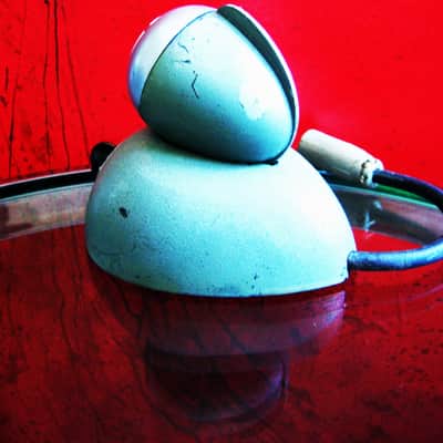 Vintage RARE 1940's Turner CD dynamic "Sound Scriber" microphone High Z w original stand and cable PROP image 10