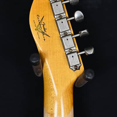 Fender Custom Shop B3 LTD Reverse '50s Telecaster from 2023 in Relic Cimarron Red with original hardcase image 10