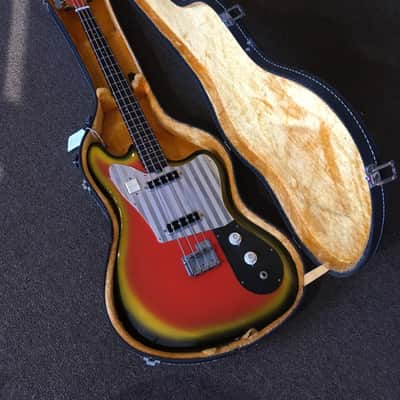 Teisco Del Rey EB200 60's Candy Corn image 12
