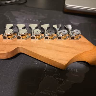 Warmoth Stratocaster Neck - Roasted Maple Rosewood image 7