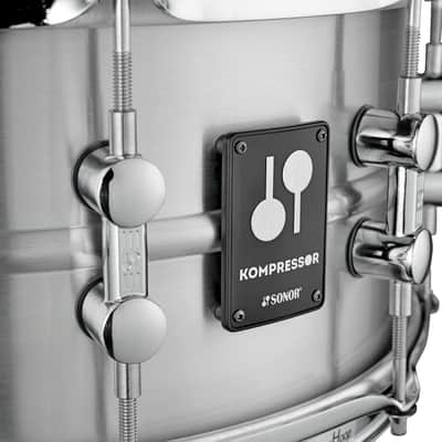 Sonor 14" Kompressor Snare Drum, Polished Aluminium 17710401 image 2