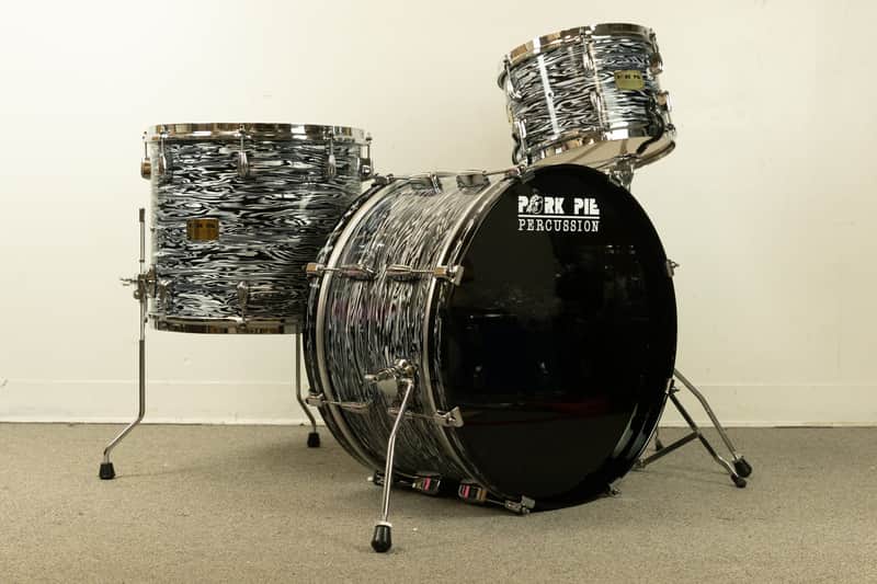 Pork Pie Oyster Blue Pearl "New Yorker" Drum Set image 1