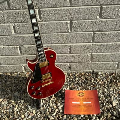 Gibson Custom Shop, Les Paul Custom, Translucent Red, 2000s image 10