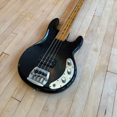 1978 Musicman Stingray Bass Guitar Black Pre-EB image 1