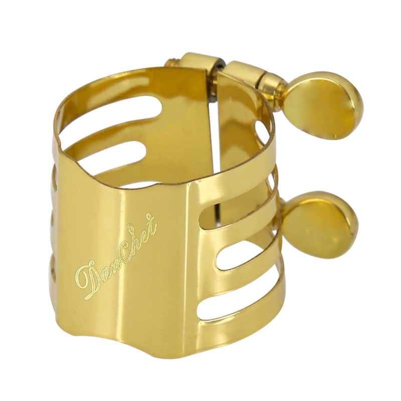Tenor Saxophone Ligature Double Screws Gold Tenor Saxophone Ligature Fastener