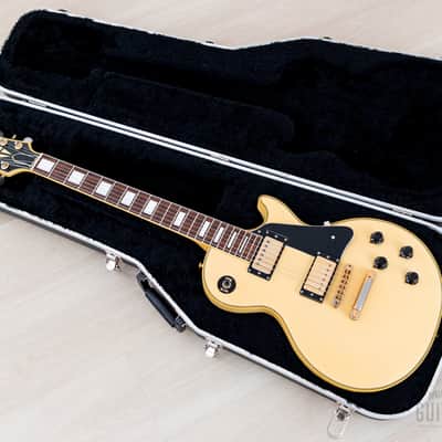 1983 Burny RLC-60 Custom Vintage Guitar Cream White w/ Case, Japan Fernandes image 18