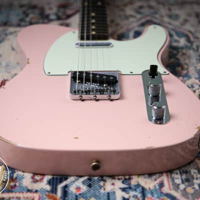 2021 Fender Custom Shop 59' Telecaster Relic Shell Pink image 15