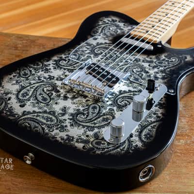 2025 Fender Japan Telecaster Limited Edition Black Paisley - USA-spec wiring - stunning MIJ! image 14