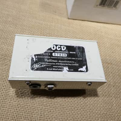 Fulltone OCD v1.2 V1 Series 2 2006 Rico Signed Effect Pedal Same Day Shipping #DJ02 image 5