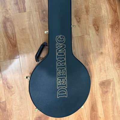 Deering Calico 5-String Resonator Banjo 2023 Honey Amber Curly Maple - Mint w/ OHSC image 12
