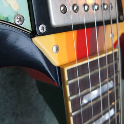 Gibson Eric Clapton's "the Fool" SG Replica  Handpainted Detail /Gibson Case Free US Shipping! image 8