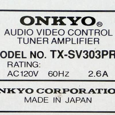 Onkyo TX-SV303PRO stereo receiver with phono input image 6
