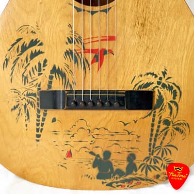 1930s Supertone No. 13411 “Palm Beach” Hawaiian Stencil Guitar – “Palmer” image 3
