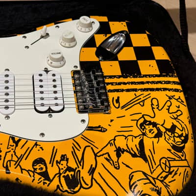 1 of 1 Hand Painted Partscaster by Smile Guitars image 1