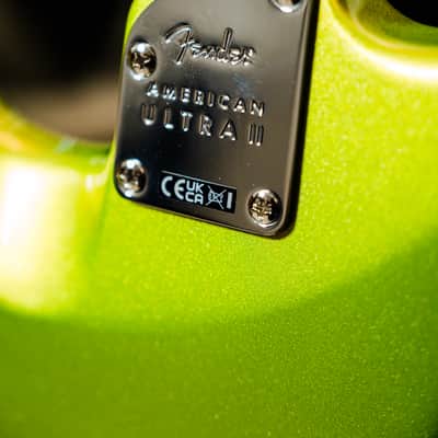 Fender American Ultra II Stratocaster HSS Solar Flare Ebony Board image 9