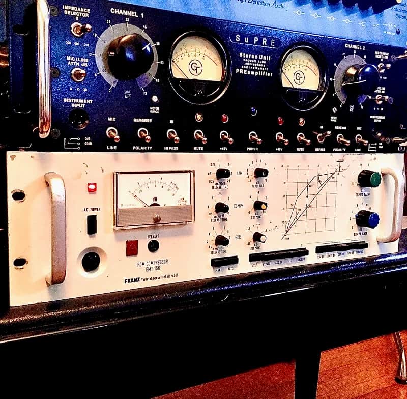 Immagine EMT 156 Stereo PDM Compressor / Limiter / Expander 1970s - Battleship Grey original vintage discrete mastering Germany - 1