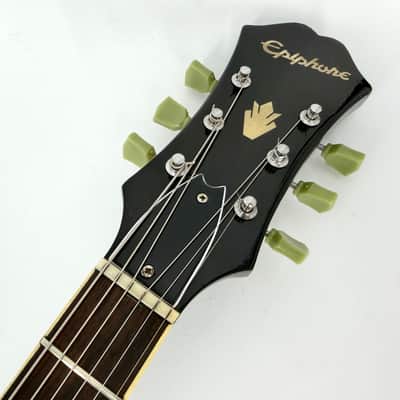 1996 Epiphone Riviera (Peerless Korea) - Vintage Sunburst image 10