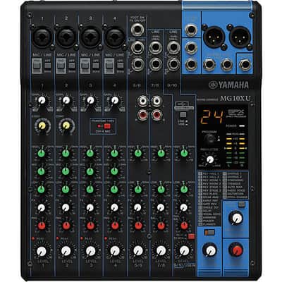 Yamaha MG10XU | 10-Channel USB Mixer with FX & Compression | 24-Bit Audio Interface + Cubase AI image 4
