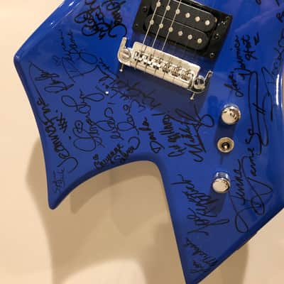 B.C. Rich Warlock SIGNED Porn Star Guitar image 4
