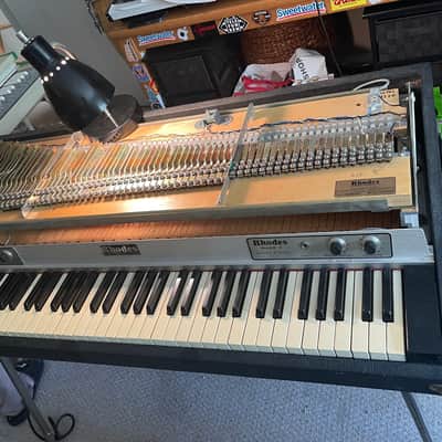 1976 Fender Rhodes Mark I Stage Piano (73-Key) — Special Factory Stereo Output-Janus I image 12