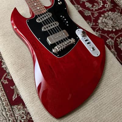 MotorAve Guitars LeMans Custom Transparent Cherry 2021 w/ Mono Case image 1