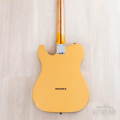 2023 Fender Custom Shop B2 1958 Telecaster Journeyman Relic Aged HLE Gold w/ Case & CoA, Lightweight image 3