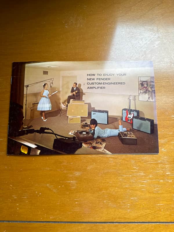 Fender Amplifier Warranty Manual Vintage 1964 image 1