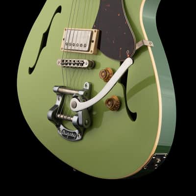 Fano GF6 Alt de Facto Set Neck - Gretsch 2-Tone Green image 4