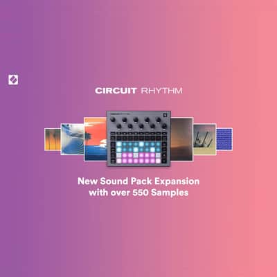 Novation Circuit Rhythm Standalone Groovebox Sampler for Performing Beats, Grey image 3